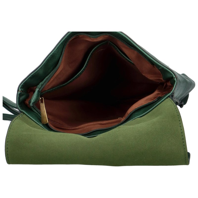 Trendový dámský kabelko-batoh Surprise, zelená