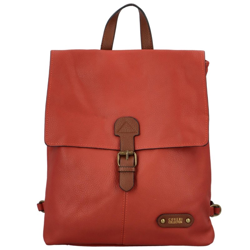 Trendy dámský kabelko-batůžek Promise, oranžová