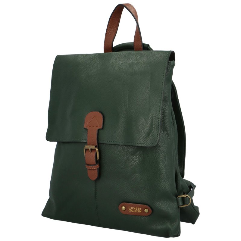 Trendy dámský kabelko-batůžek Promise, zelená
