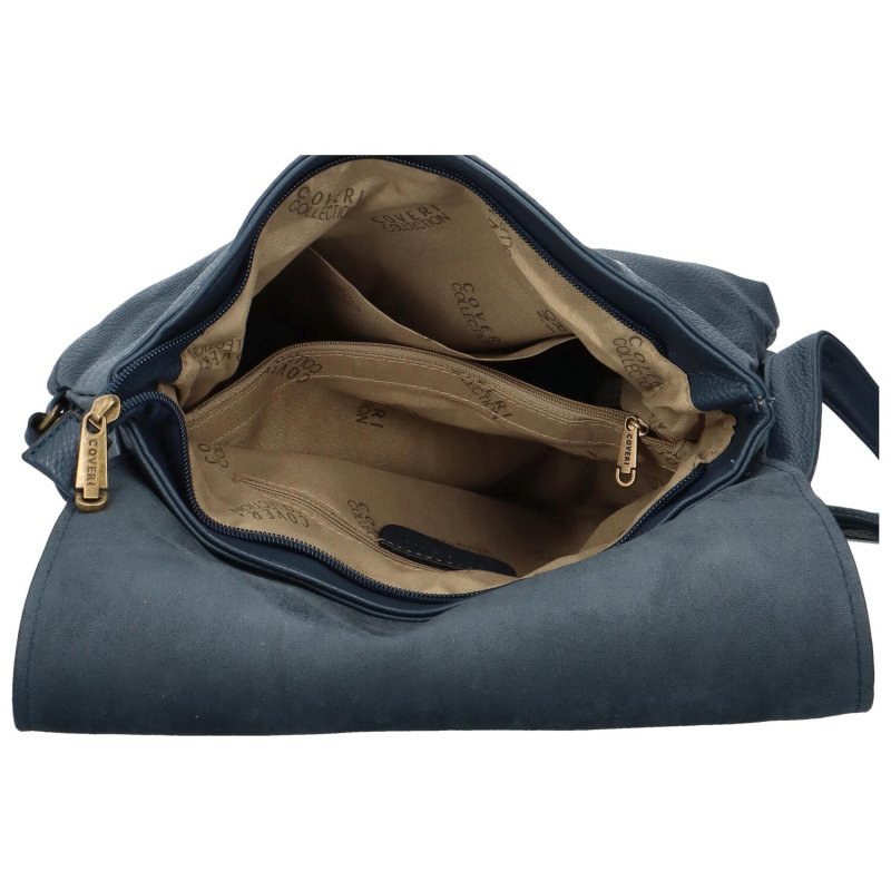 Trendy dámský kabelko-batůžek Promise, modrá