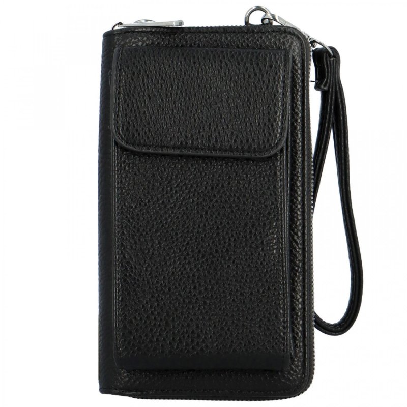 Trendy dámská mini kabelka na mobil Anney, černá