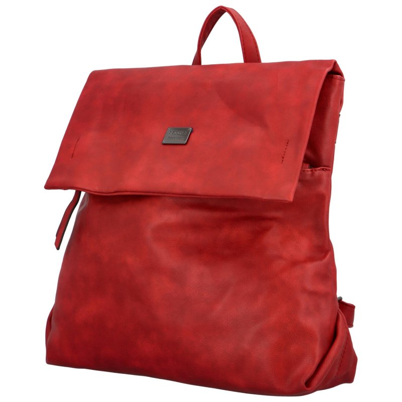 Trendy dámský kabelko-batoh Tessra Mimmia, červená