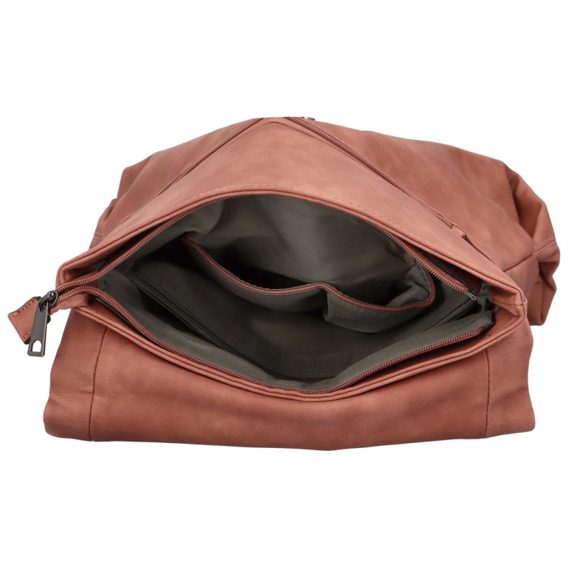 Trendy dámský kabelko-batoh Tessra Mimmia, růžová