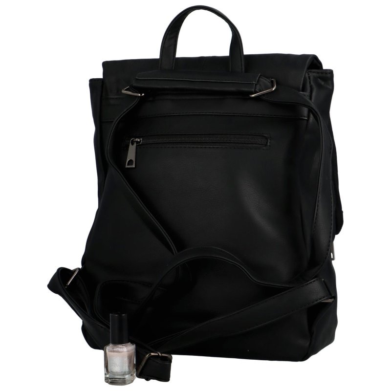 Trendy dámský kabelko-batoh Gideah, černá