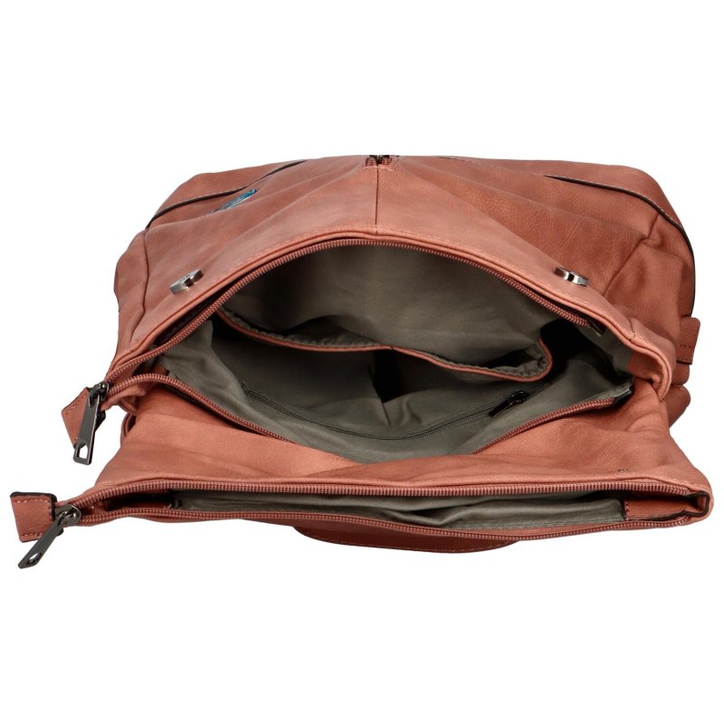 Trendy dámský kabelko-batoh Immitia, růžová