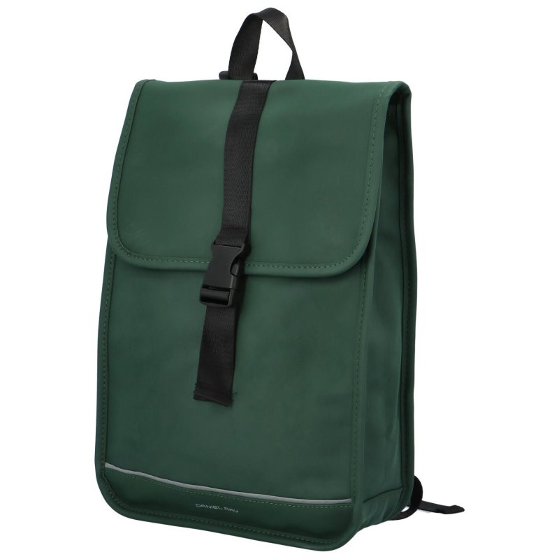 Trendy dámský pogumovaný batoh Sofara, tmavě zelený
