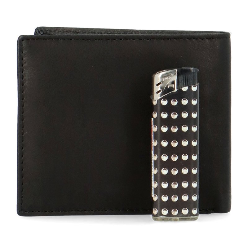 Pánská kožená peněženka na šířku Diviley Renddy, černá