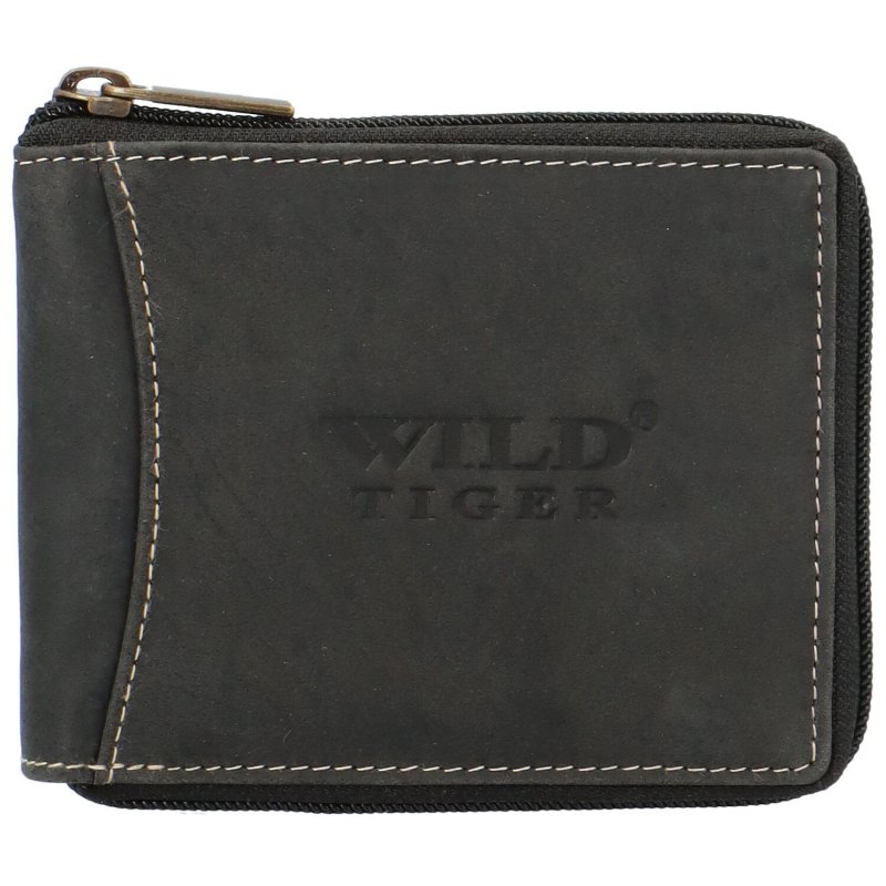Pánská kožená peněženka Wild Tobin, černá