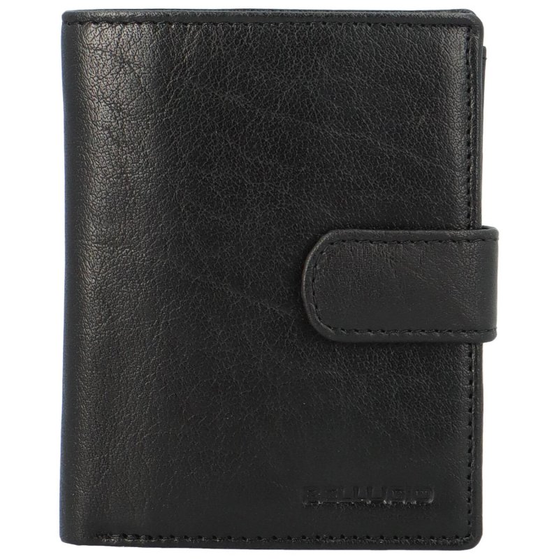 Pánská kožená peněženka na výšku Bellugio Celeb, černá