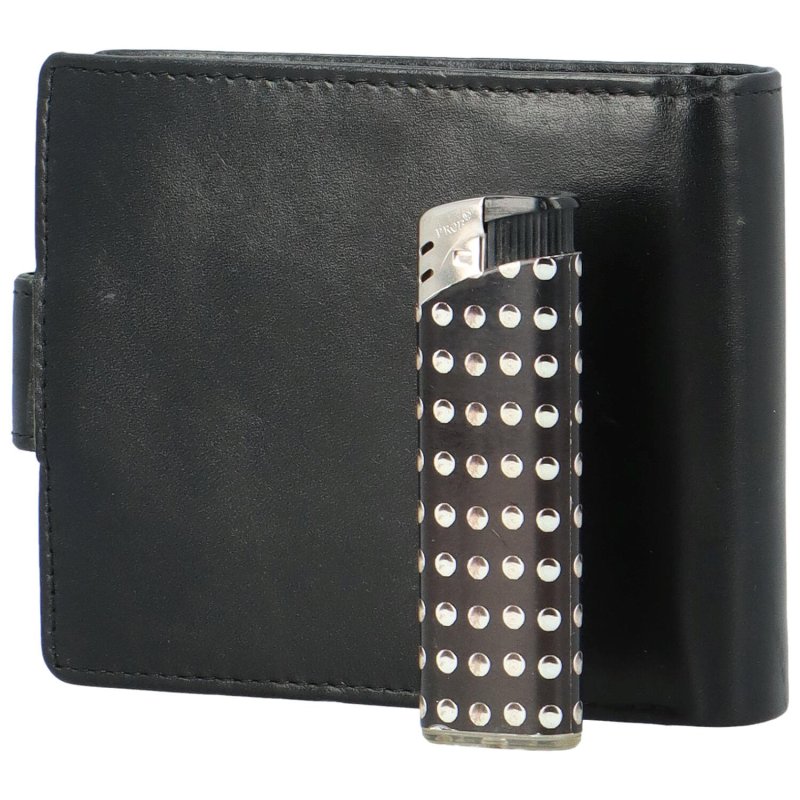 Pánská kožená peněženka Bellugio Levi, černá