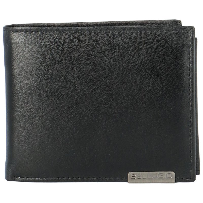 Pánská kožená peněženka Bellugio Mateo, černá