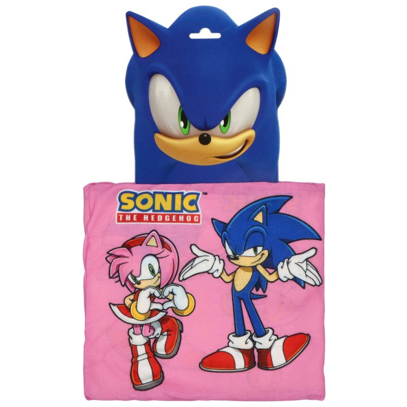 Dětský nákrčník s motivem Sonic, růžový