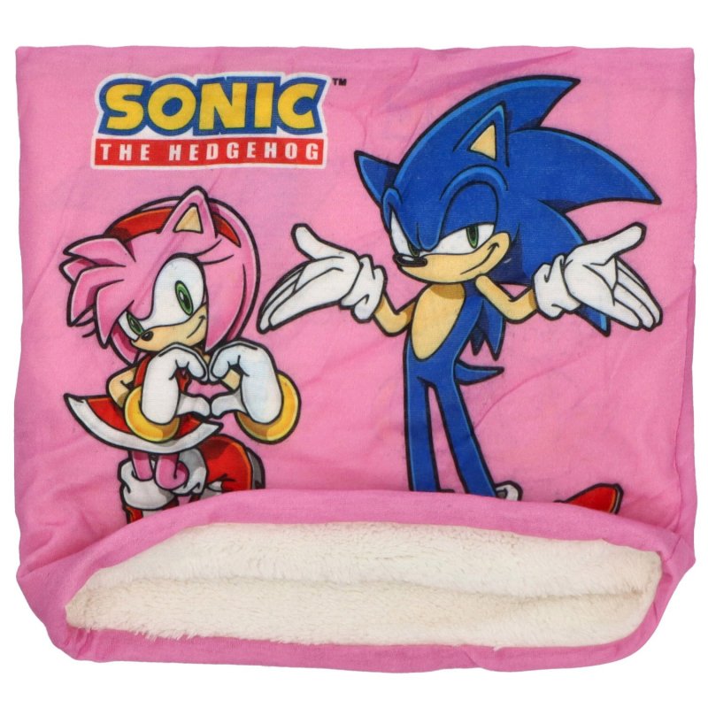 Dětský nákrčník s motivem Sonic, růžový
