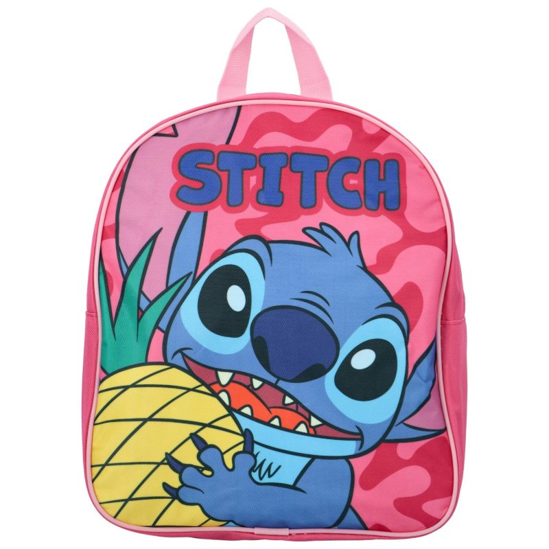 Dětský veselý batůžek s motivem, Stitch růžový