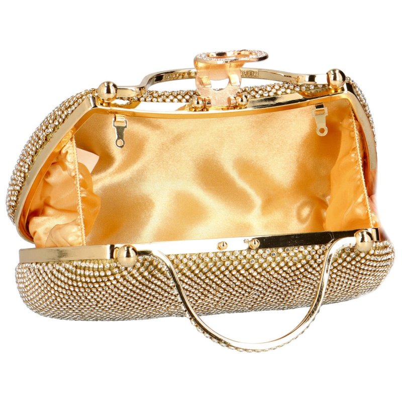 Luxusní dámská kabelka do ruky MOON Keisha, zlatá