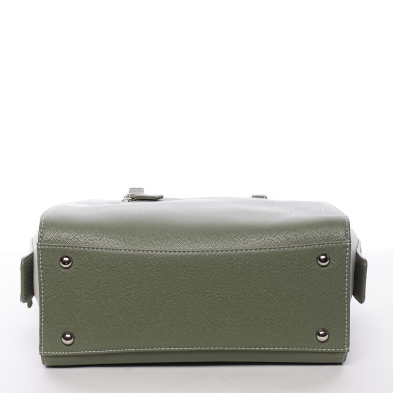 Dámská kufříková kabelka Dorota zelená