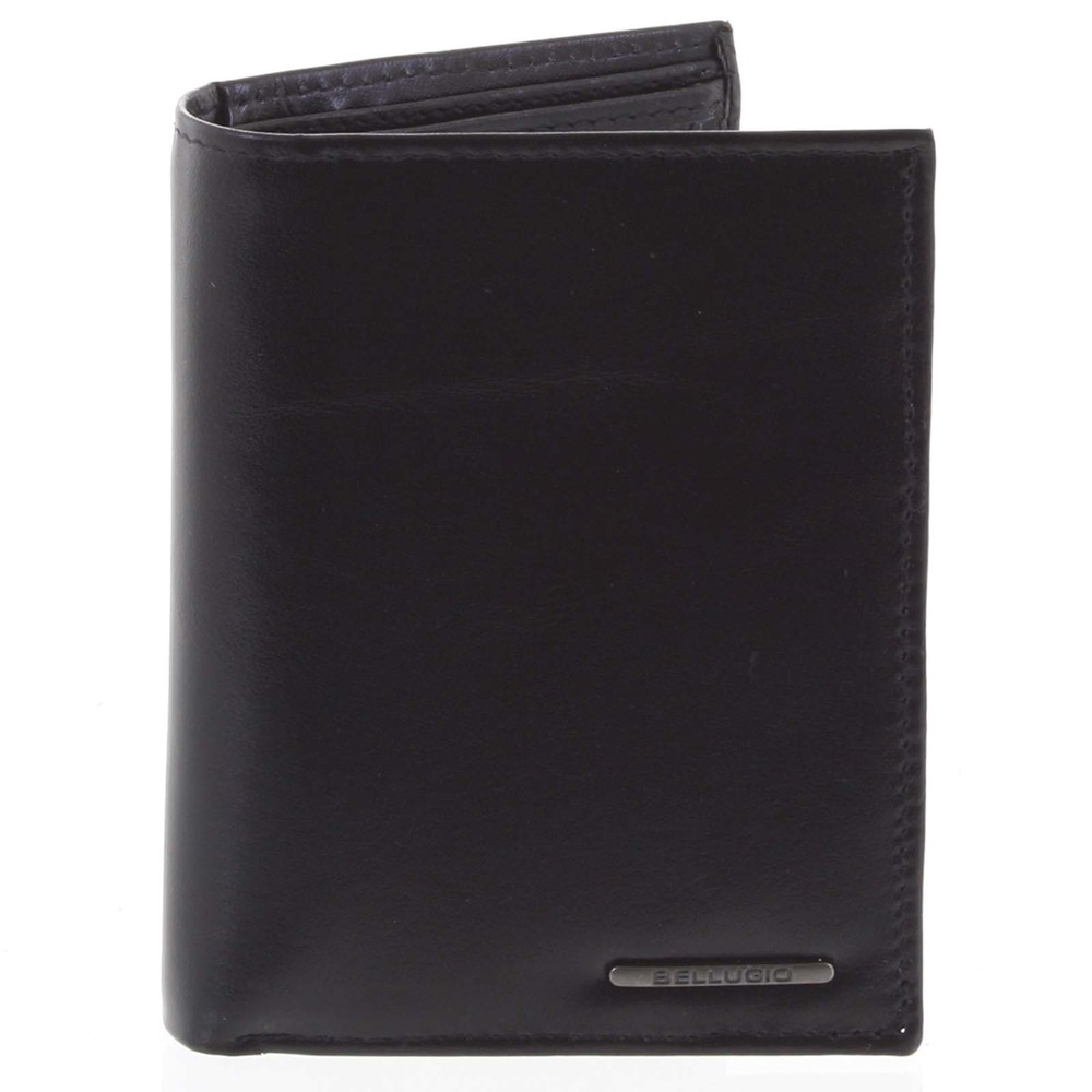 Stylová pánská kožená peněženka Enrico černá