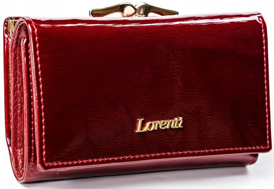 Elegantní dámská kožená peněženka Ella Linda, červená