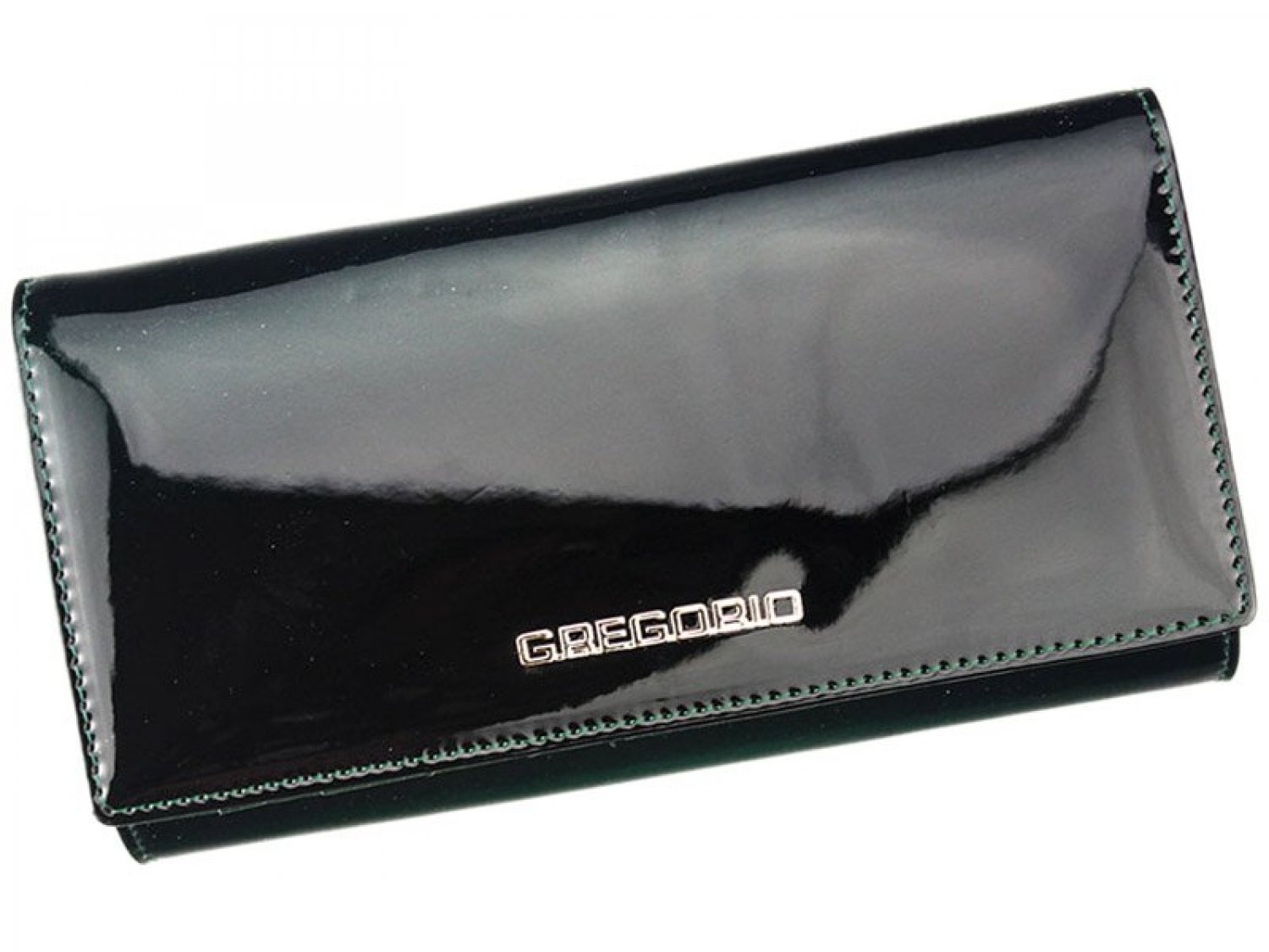 Luxusní velká kožená peněženka Gregorio Serrena, zelená