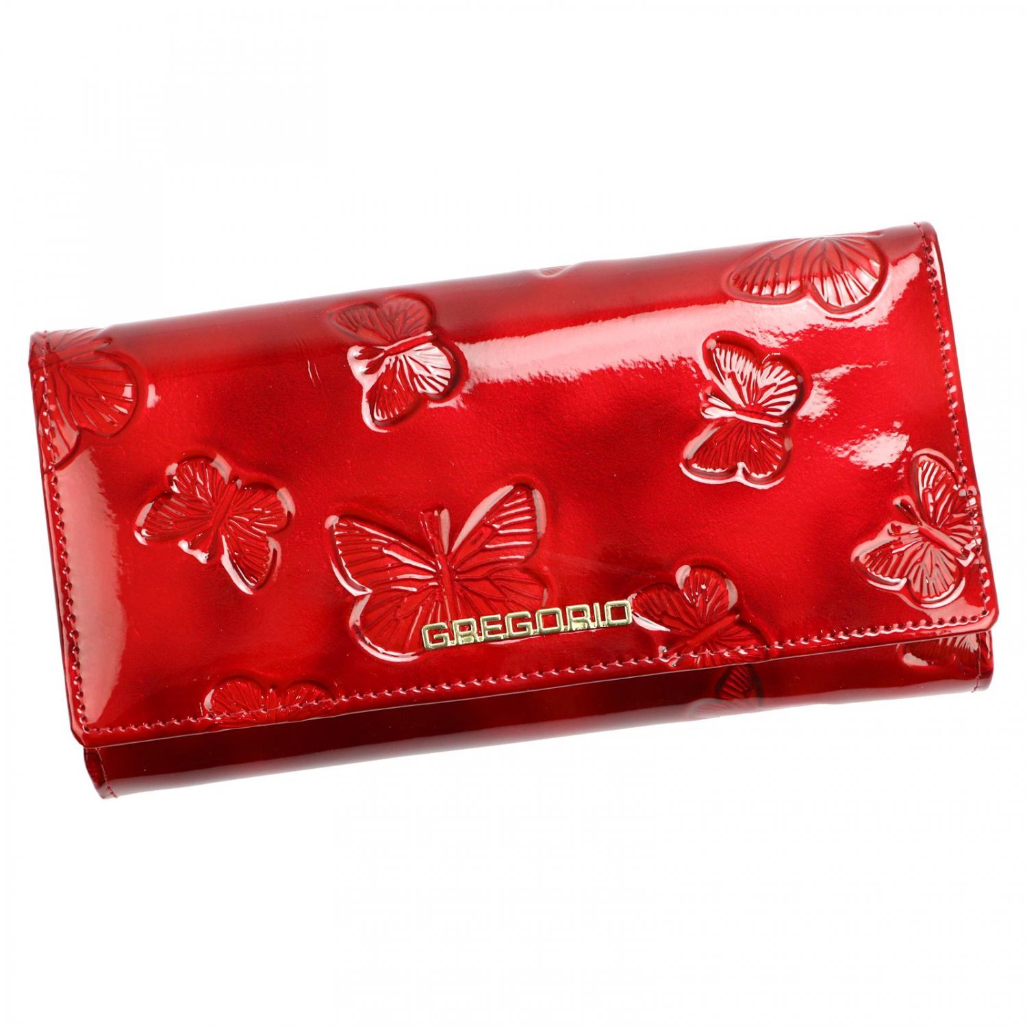 Elegantní dámská peněženka Gregorio Fíno, červená