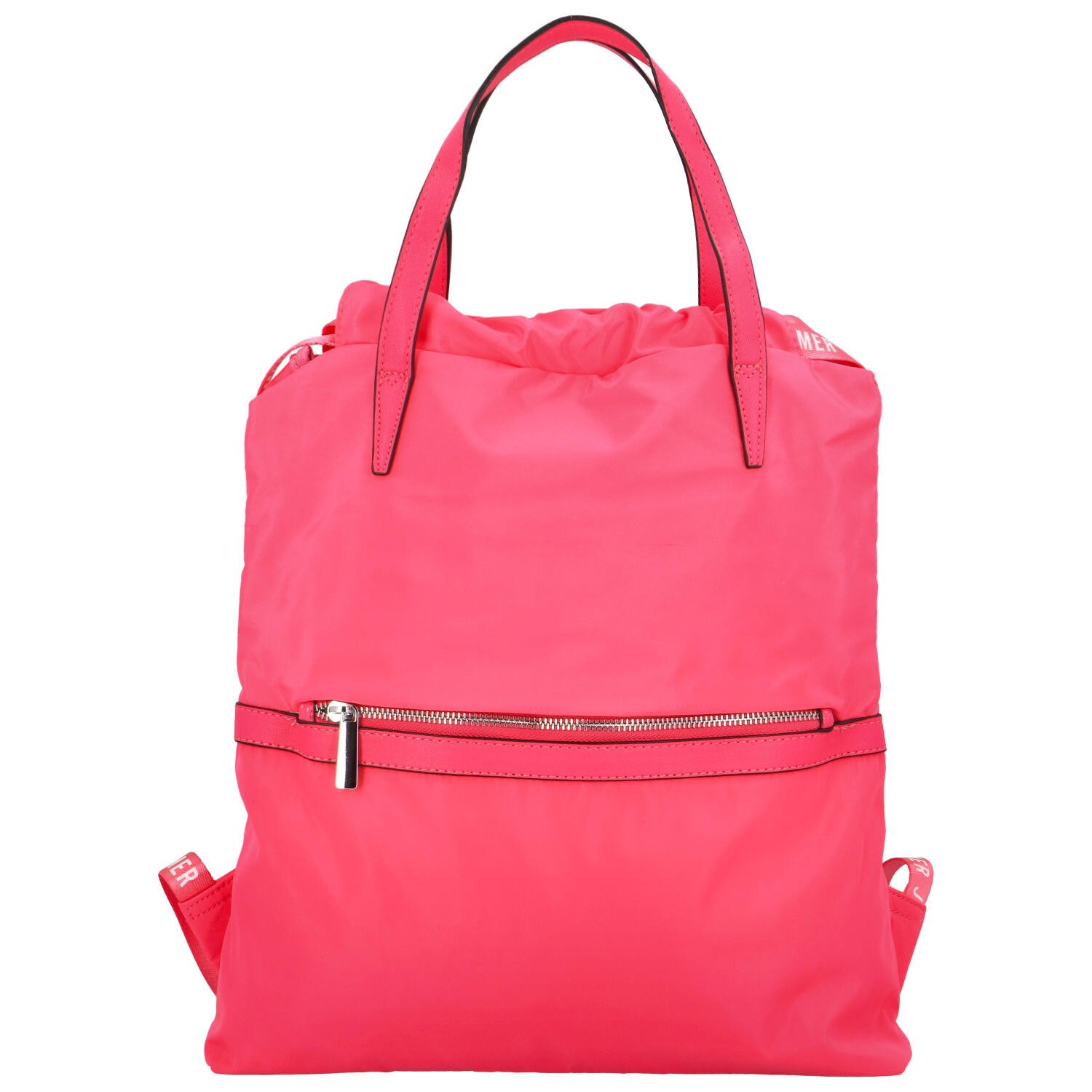 Praktický dámský batoh Dunero, výrazná růžová.