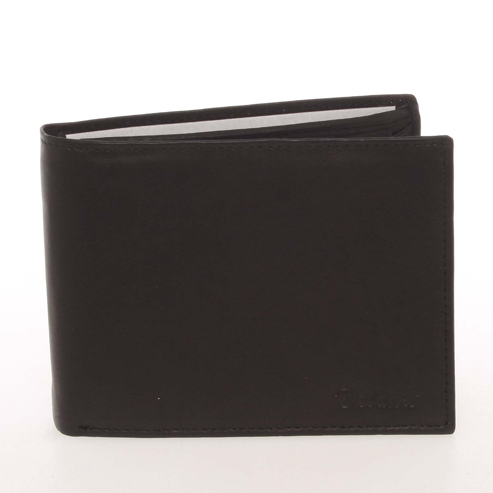 Elegantní kožená, pánská peněženka Eduardo, černá