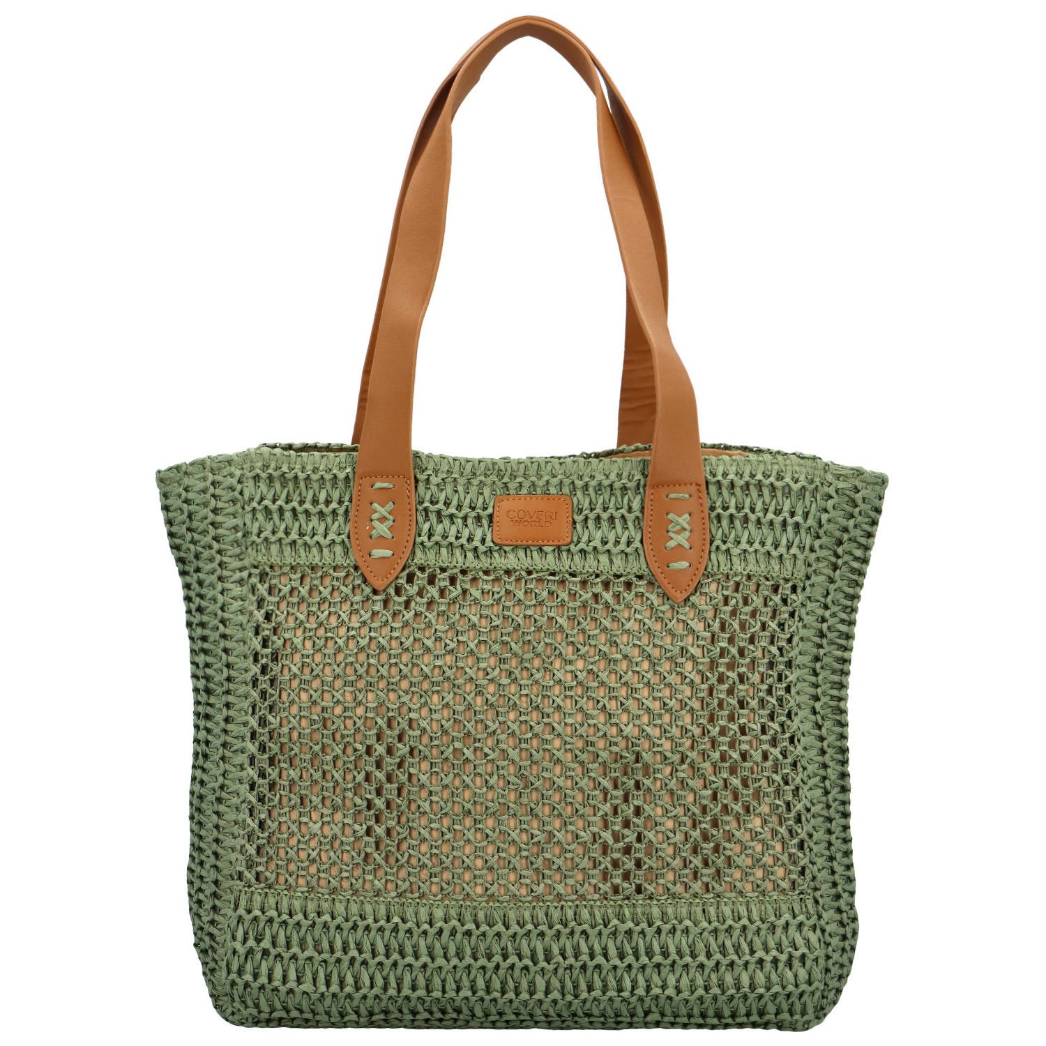 Trendy dámská kabelka přes rameno Tillia, zelená